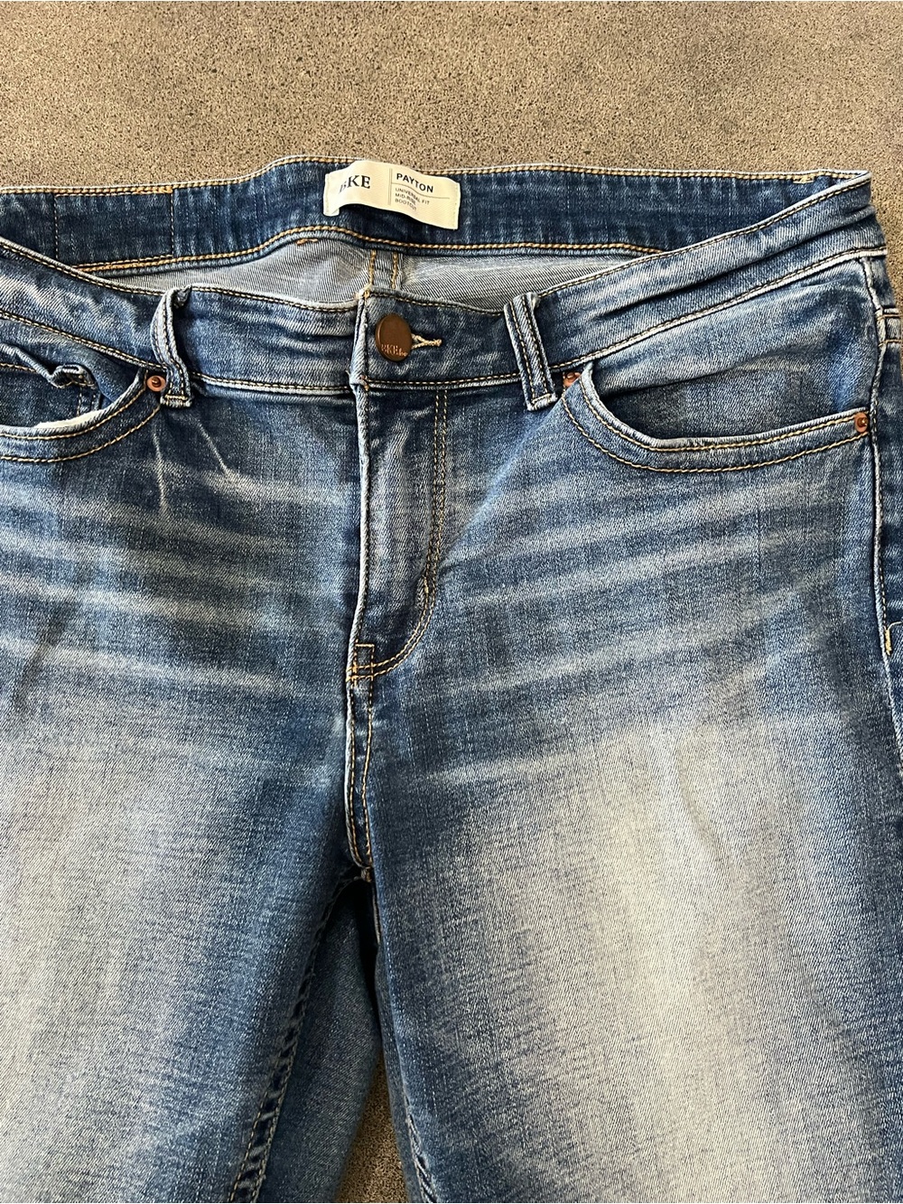 Buckle Women's Distressed Light-Medium Blue Bootcut Jeans - Picture 4 of 5